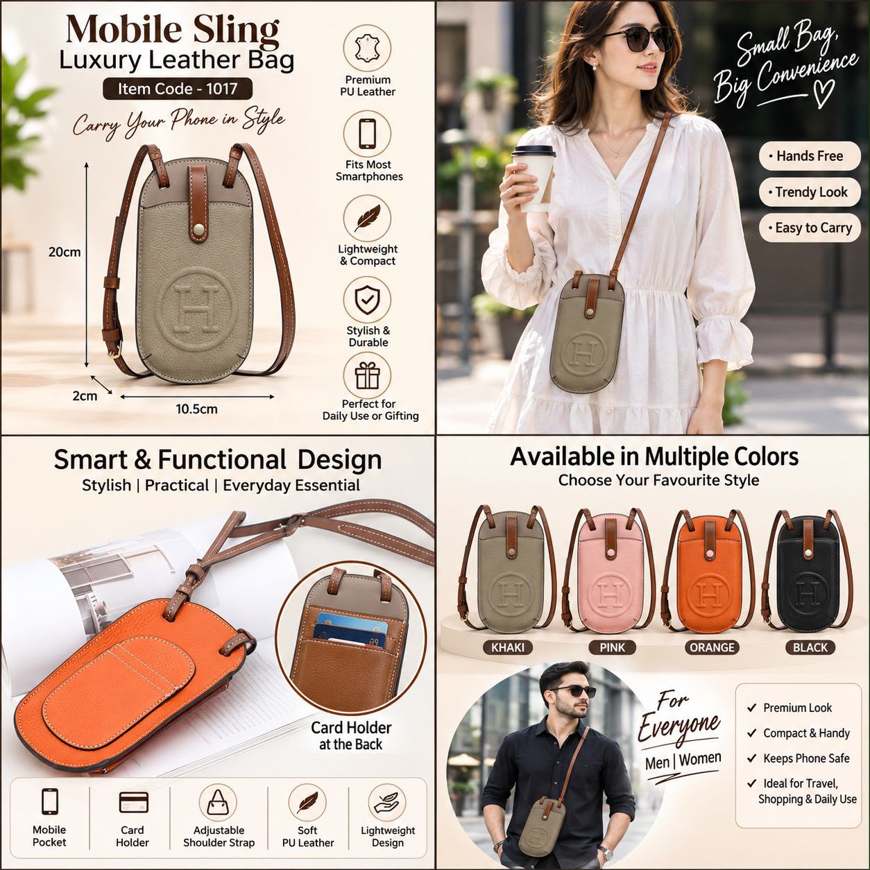 STYLISH UNISEX MOBILE SLING POUCH