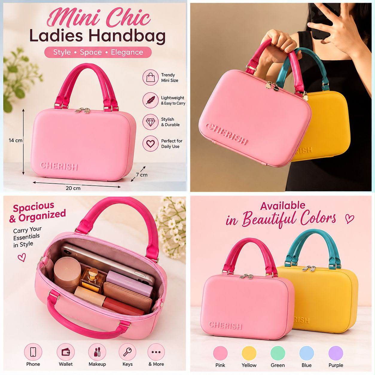 STYLISH MINI CHIC HANDBAG