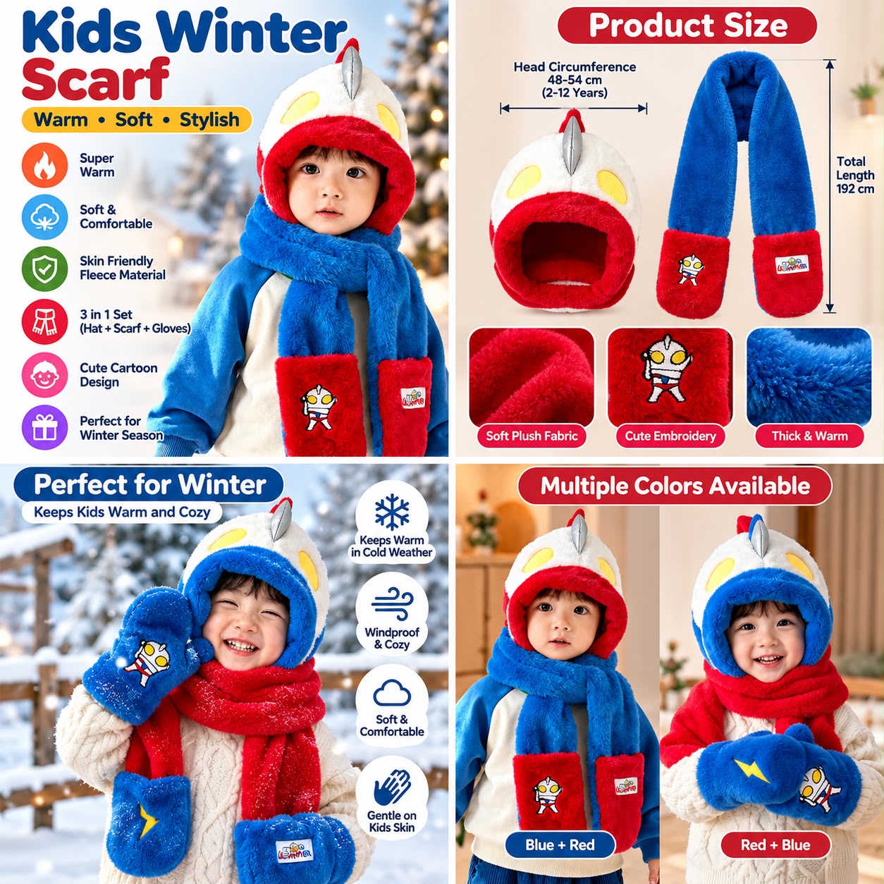 KIDS WINTER SCARF