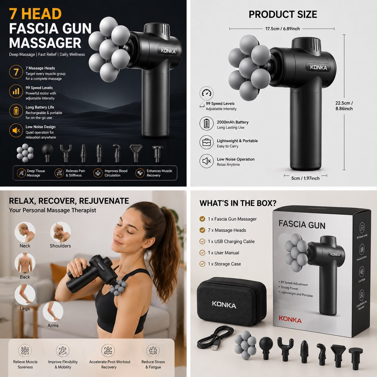 7 HEAD PREMIUM MASSAGER